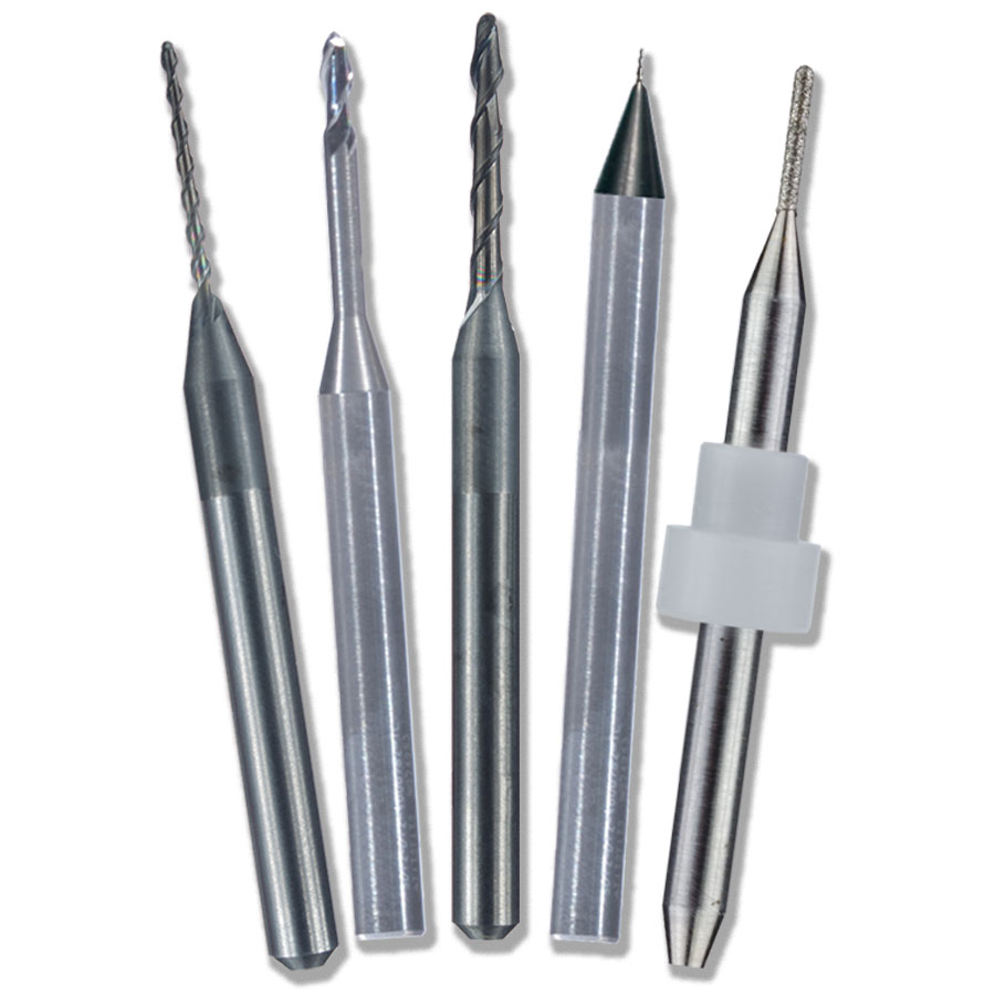 CVD Diamond Coating Dental CAD CAM Carbide Milling Bur Roland